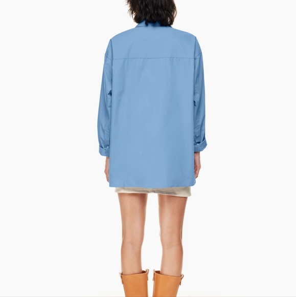 Aritzia Wilfred cotton poplin button showtime shirt - Picture 5 of 8